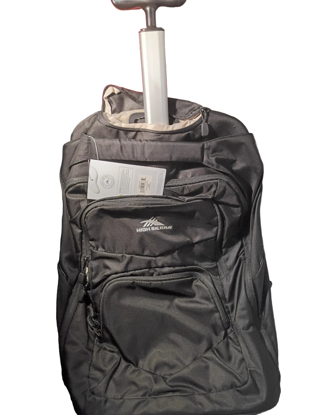 Lightweight spacious backpack with wheels