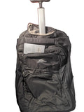 Lightweight spacious backpack with wheels