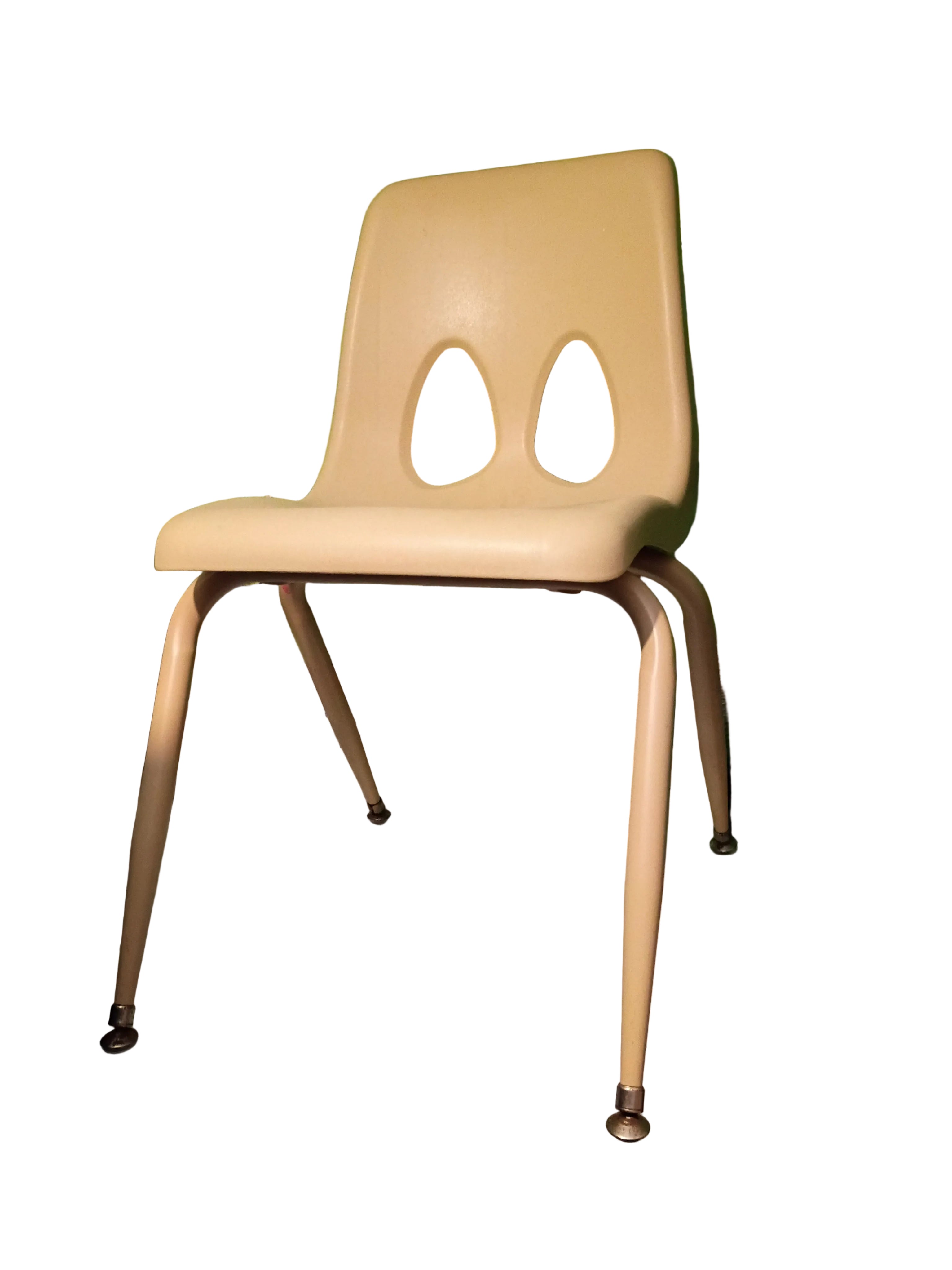 Kids chair 15 inches light gold