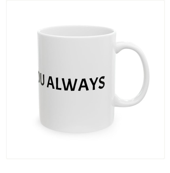 I AM WITH YOU ALWAYS Stabby Mug